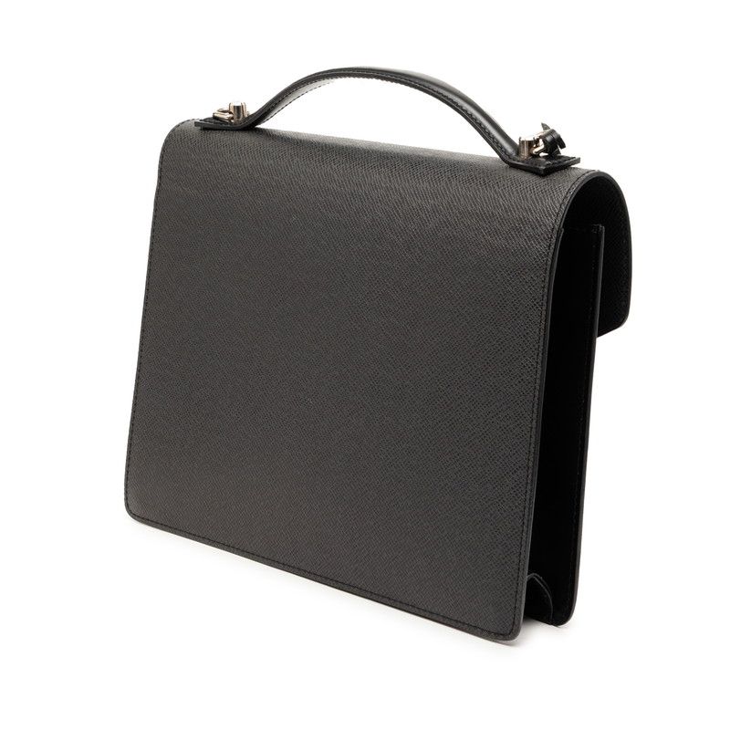 Louis Vuitton Taiga Monceau 2-Way Shoulder Bag Ardoise Black — view 2