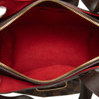 Louis Vuitton Damier Sistina PM Brown Leather Handbag — view 4