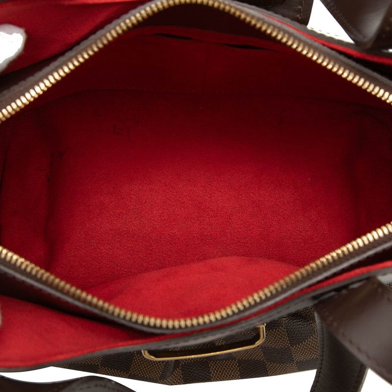 Louis Vuitton Damier Sistina PM Brown Leather Handbag — view 4
