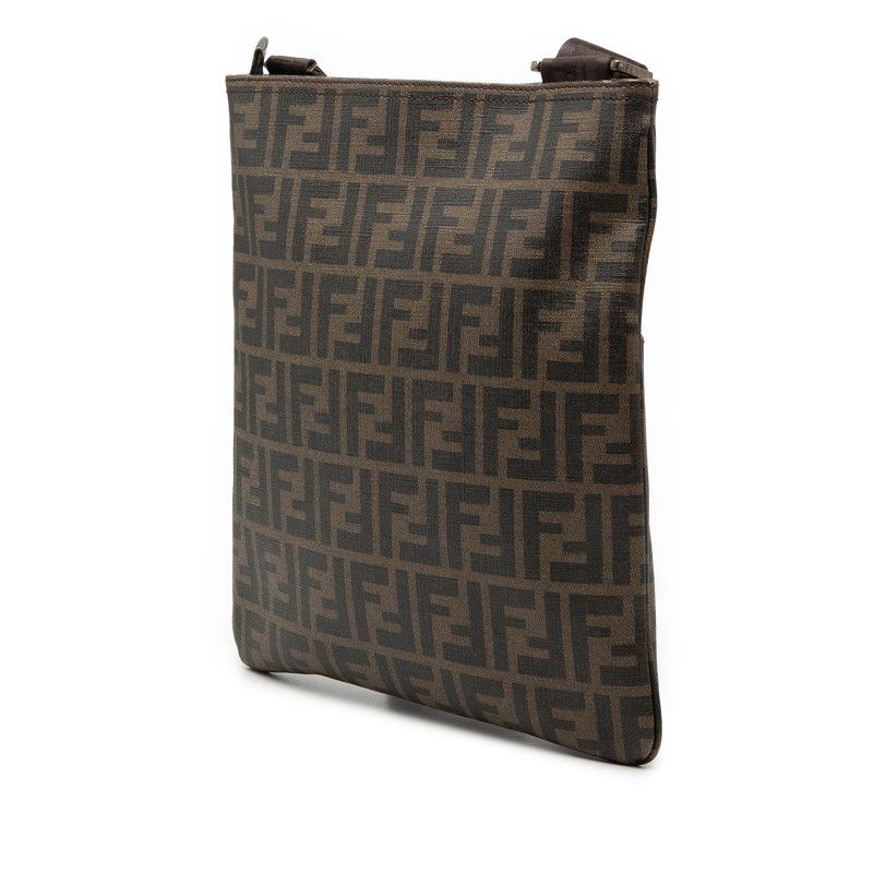 Fendi Zucca Crossbody Shoulder Bag Brown — view 2