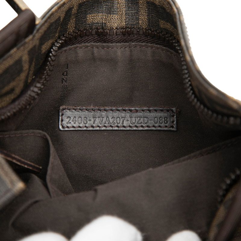 Fendi Zucca Crossbody Shoulder Bag Brown — view 6