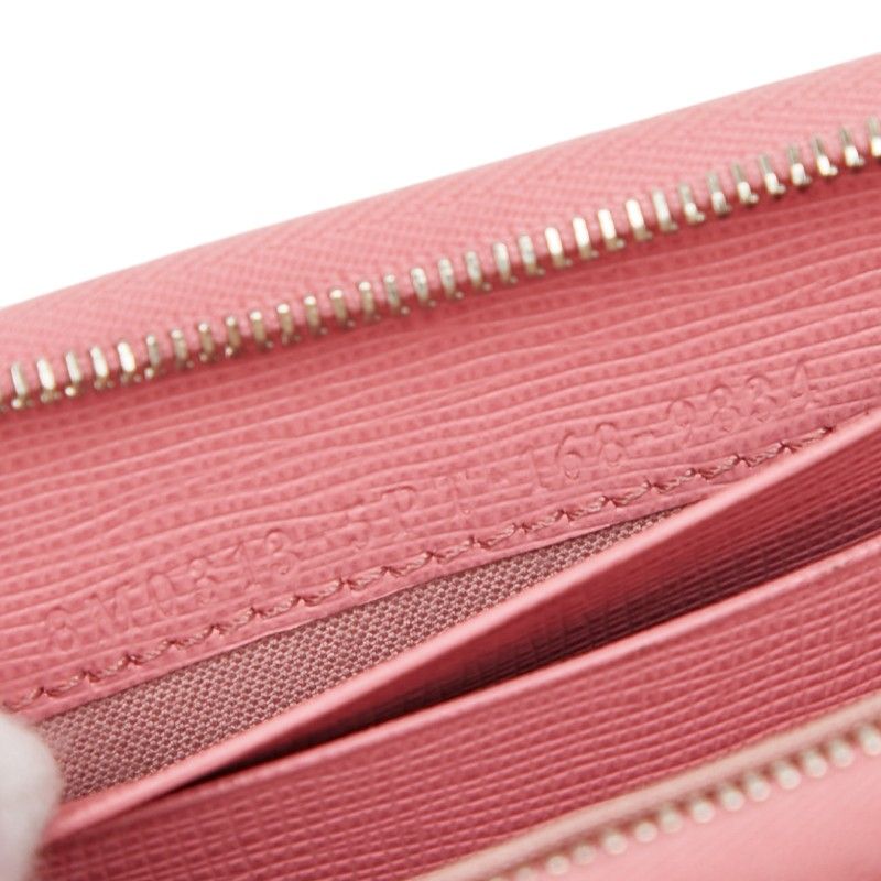Fendi Monster Star Coin Purse Pink Black Leather — view 8