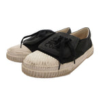 Loewe Anagram Flap Sneakers Shoes Low Cut Logo Embroidery Bicolor 37 White — view 2