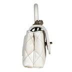 Chanel CC Logo Mini 2-Way Chain Shoulder Bag Quilted — view 4