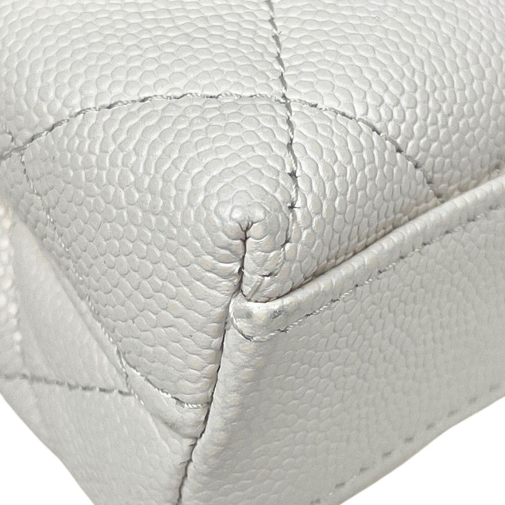 Chanel CC Logo Mini 2-Way Chain Shoulder Bag Quilted — view 6