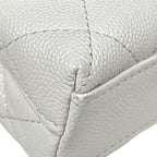 Chanel CC Logo Mini 2-Way Chain Shoulder Bag Quilted — view 6