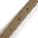 Chanel CC Logo Belt 14 Leather Beige Gold — view 2