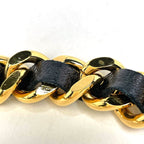 Chanel CC Logo Chain Belt 31 Rue Cambon Leather Gold — view 5