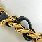 Chanel CC Logo Chain Belt 31 Rue Cambon Leather Gold — view 6