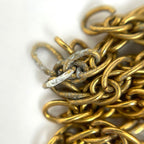 Chanel CC Logo Brooch Tassel Fringe Gold Plated — view 4