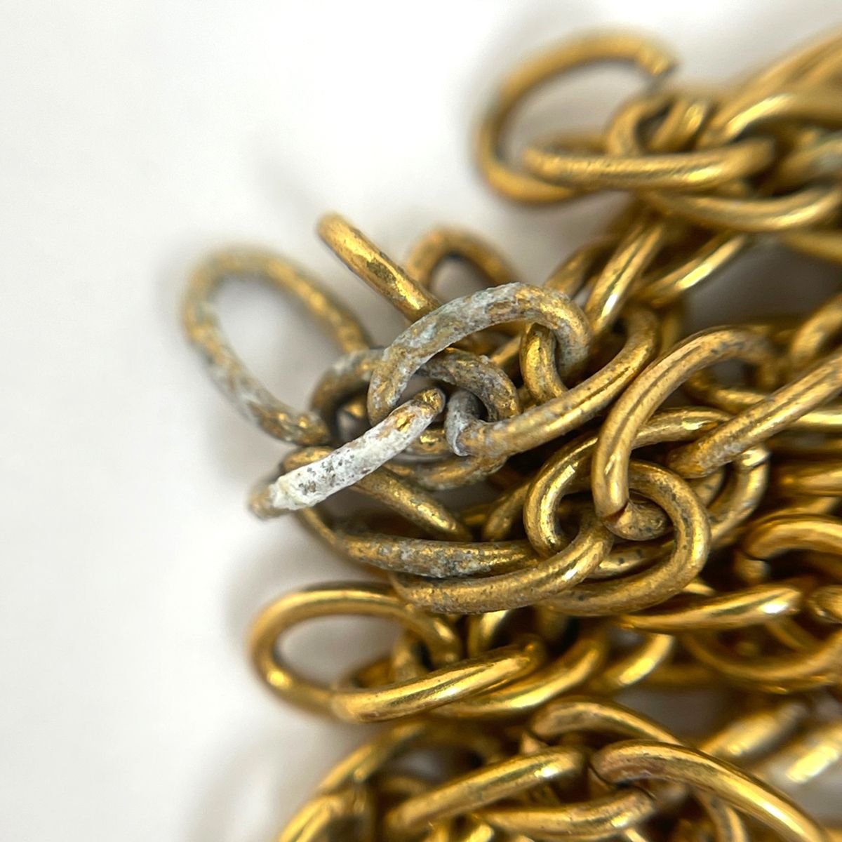 Chanel CC Logo Brooch Tassel Fringe Gold Plated — view 4