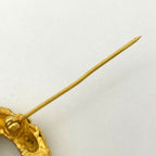 Chanel CC Logo Brooch Tassel Fringe Gold Plated — view 6
