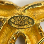Chanel CC Logo Brooch Tassel Fringe Gold Plated — view 7