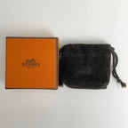 Hermes Collier de Chien Cube Scarf Ring Closure Square Metal — view 5