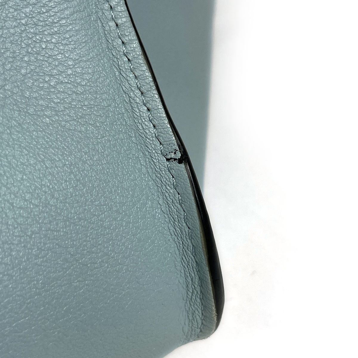 Loewe Hammock Anagram 2-Way Shoulder Bag Leather Light Blue — view 4