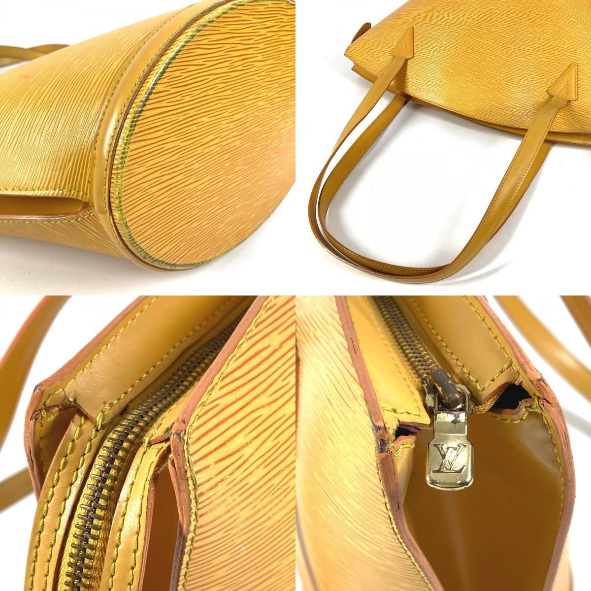 Louis Vuitton Shoulder Bag Saint Jacques Shopping Epi Leather Tassili Tassiri Yellowyellow — view 7