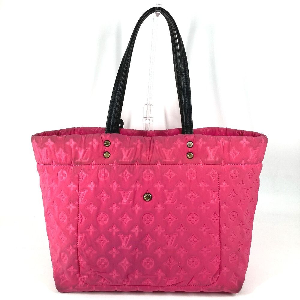 Louis Vuitton Shoulder Bag Scuba MM Microfiber Pink Black — view 2