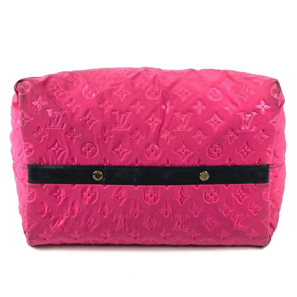 Louis Vuitton Shoulder Bag Scuba MM Microfiber Pink Black — view 5