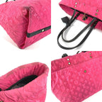 Louis Vuitton Shoulder Bag Scuba MM Microfiber Pink Black — view 7