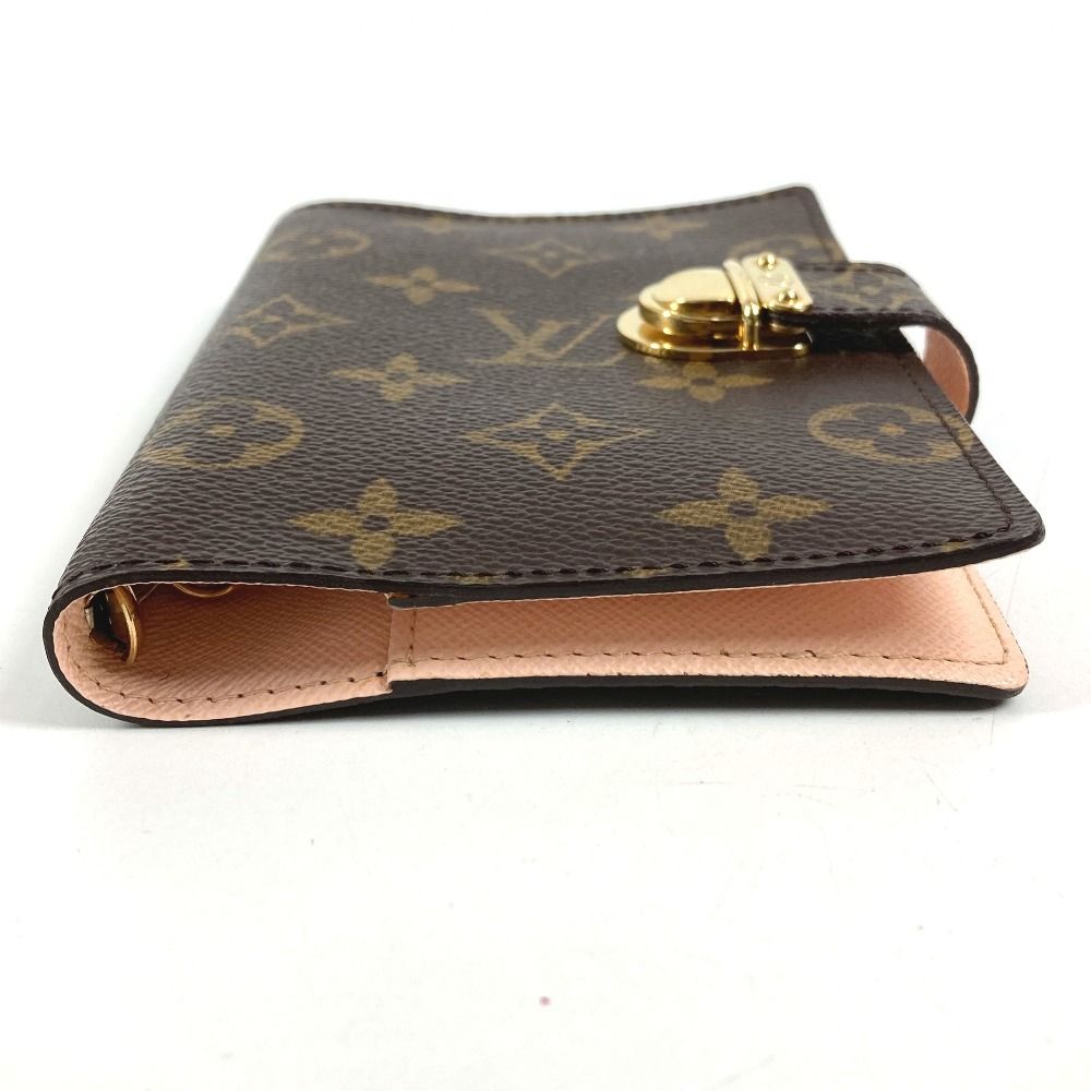 Louis Vuitton Notebook Cover Agenda PM Koala Monogram Pink Brown — view 3