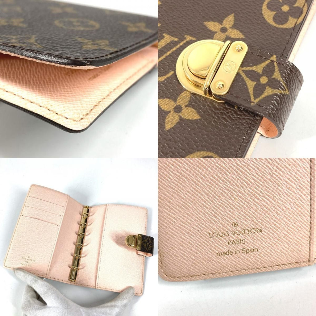 Louis Vuitton Notebook Cover Agenda PM Koala Monogram Pink Brown — view 8