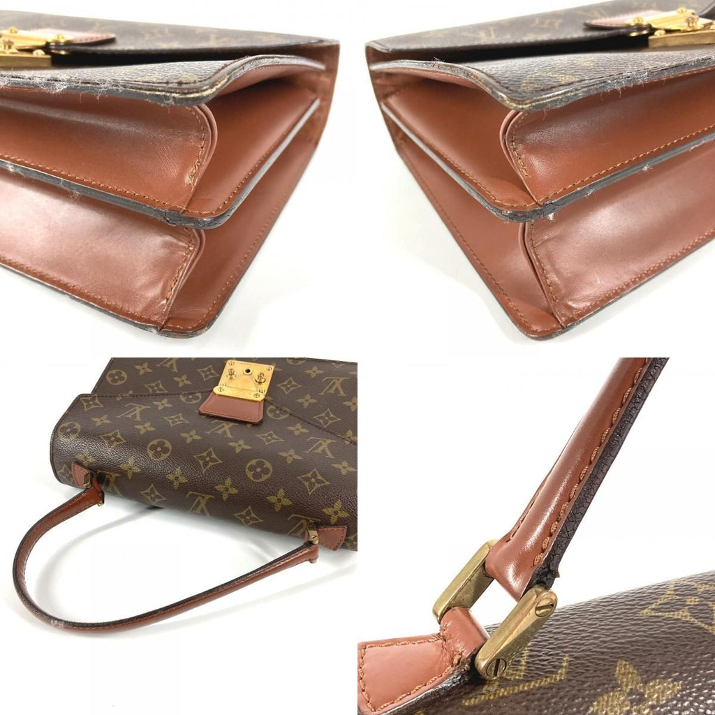 Louis Vuitton Handbag Monceau 26 Monogram Canvas Brown — view 6