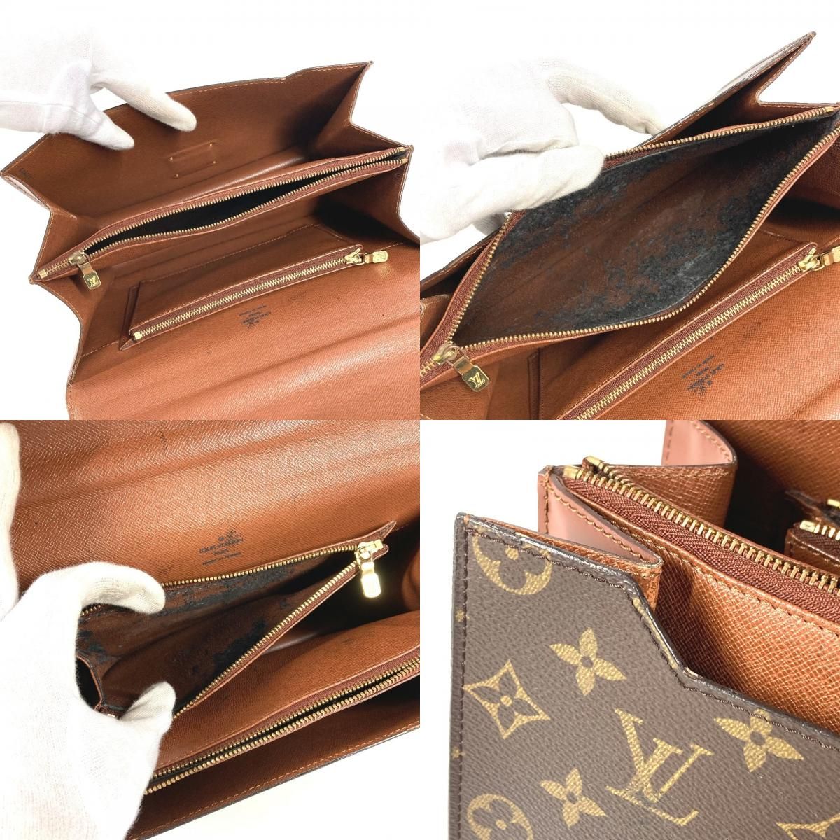 Louis Vuitton Handbag Monceau 26 Monogram Canvas Brown — view 8