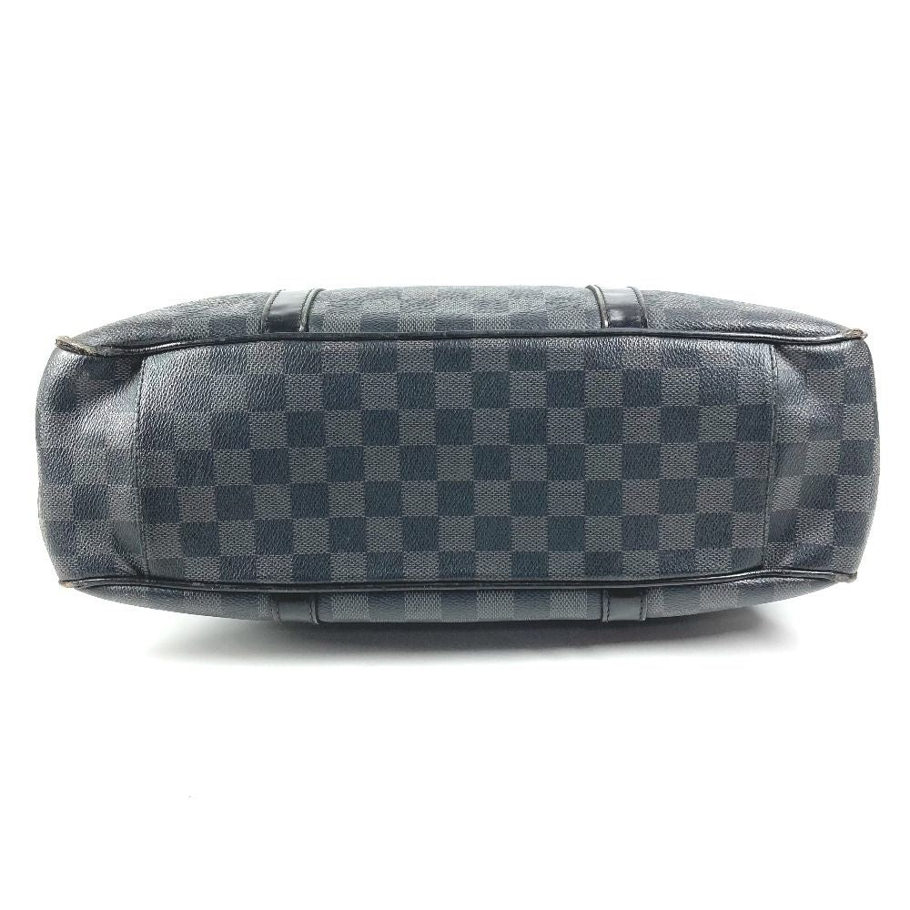 Louis Vuitton Shoulder Bag Tadao Damier Graphite Canvas Black — view 5