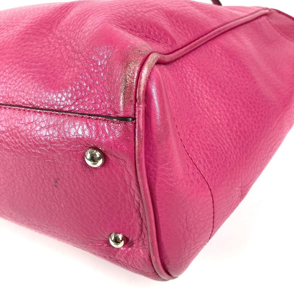 Loewe Shoulder Bag Logo Heritage Leather Pink — view 6
