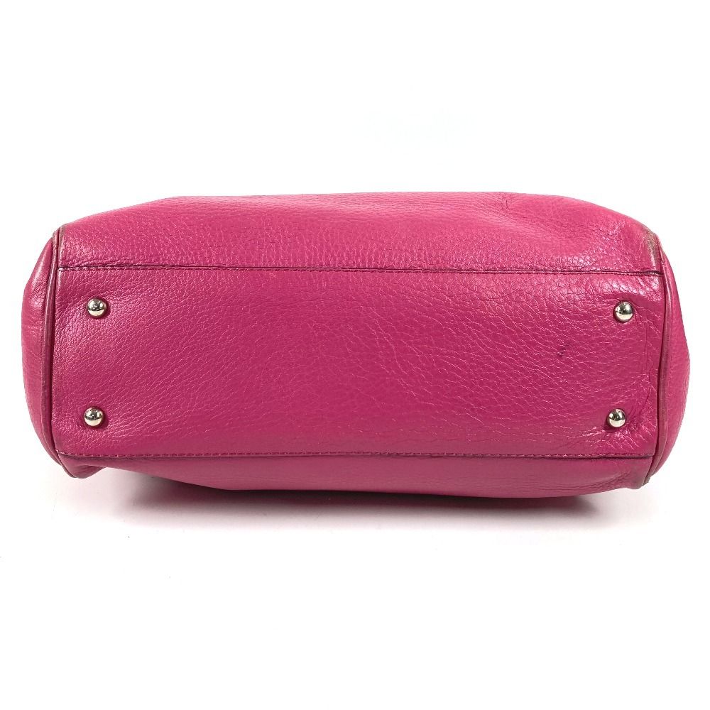 Loewe Shoulder Bag Logo Heritage Leather Pink — view 5