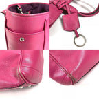 Loewe Shoulder Bag Logo Heritage Leather Pink — view 9