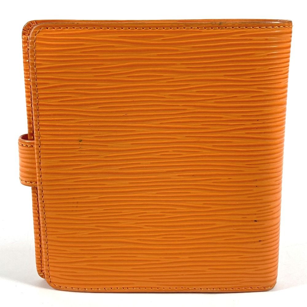 Louis Vuitton Bifold Wallet Porte Billets Compact Epi Leather Mandarin Orange — view 2