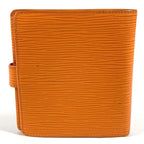 Louis Vuitton Bifold Wallet Porte Billets Compact Epi Leather Mandarin Orange — view 2