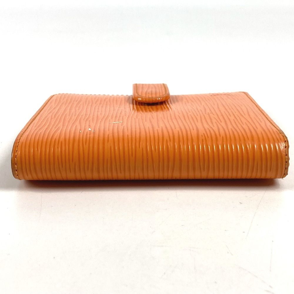 Louis Vuitton Bifold Wallet Porte Billets Compact Epi Leather Mandarin Orange — view 5