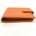 Louis Vuitton Bifold Wallet Porte Billets Compact Epi Leather Mandarin Orange — view 3