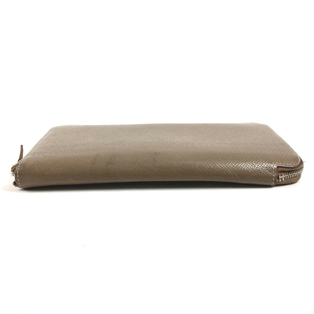 Hermes Wallet Azap Long Silk in Etoupe Gray — view 5