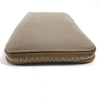 Hermes Wallet Azap Long Silk in Etoupe Gray — view 4