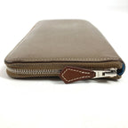 Hermes Wallet Azap Long Silk in Etoupe Gray — view 3