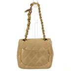 Chanel Handbag Mini Quilted Lambskin Beige — view 2