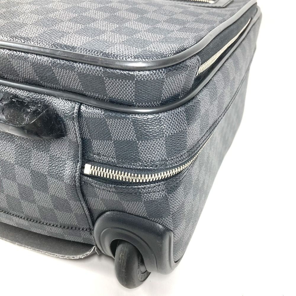 Louis Vuitton Travel Bag Pilot Case Damier Graphite Canvas Black — view 6