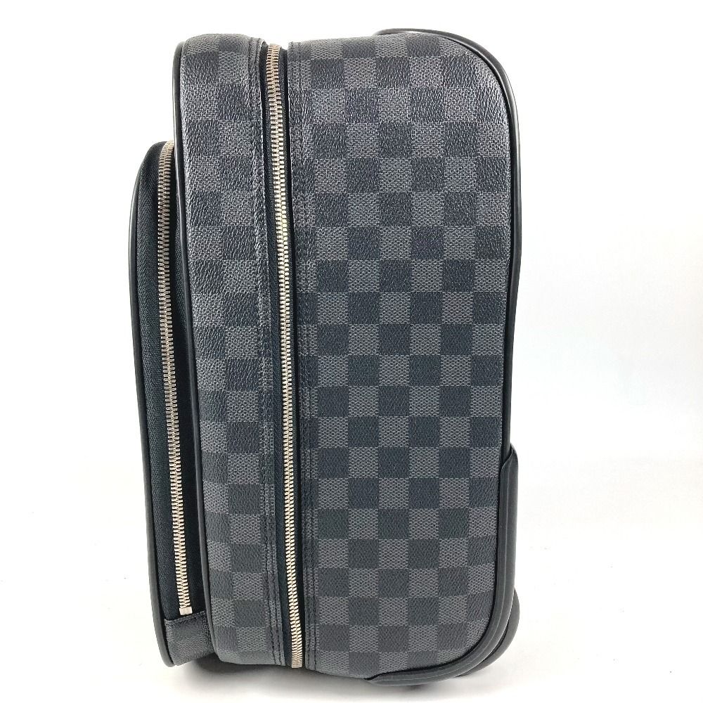 Louis Vuitton Travel Bag Pilot Case Damier Graphite Canvas Black — view 3