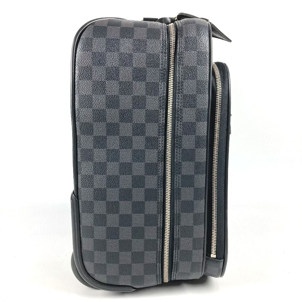 Louis Vuitton Travel Bag Pilot Case Damier Graphite Canvas Black — view 4