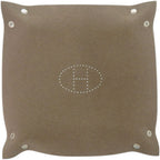Hermes Tray Vidopoche Felt Etoupe Brown Shoulder Bag — view 5
