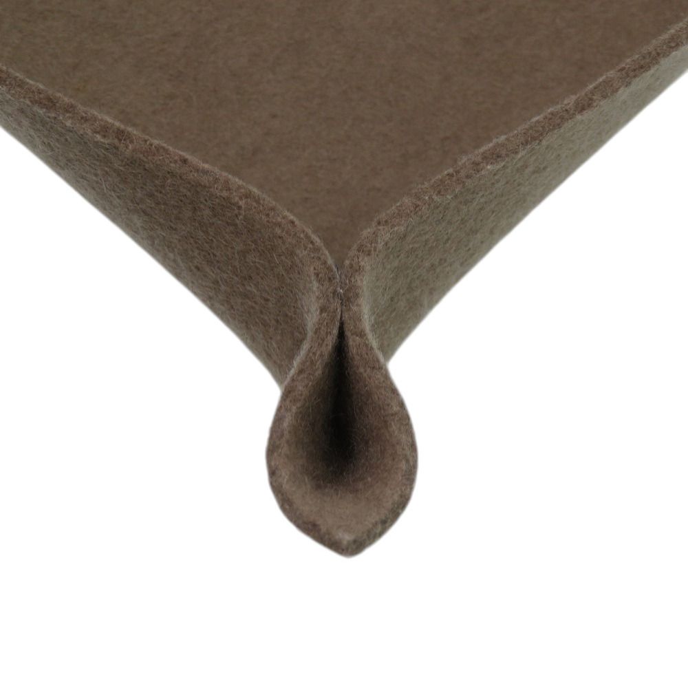 Hermes Tray Vidopoche Felt Etoupe Brown Shoulder Bag — view 9