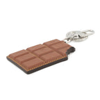 Louis Vuitton Bag Charm Monogram Leather LV Chocolate Key — view 2