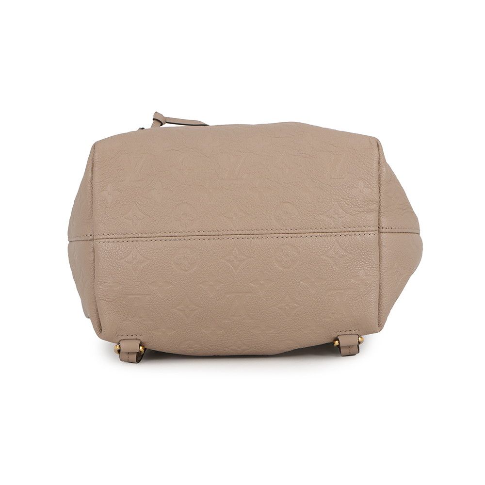 Louis Vuitton Backpack Monogram Empreinte Montsouris PM Tourterelle — view 3