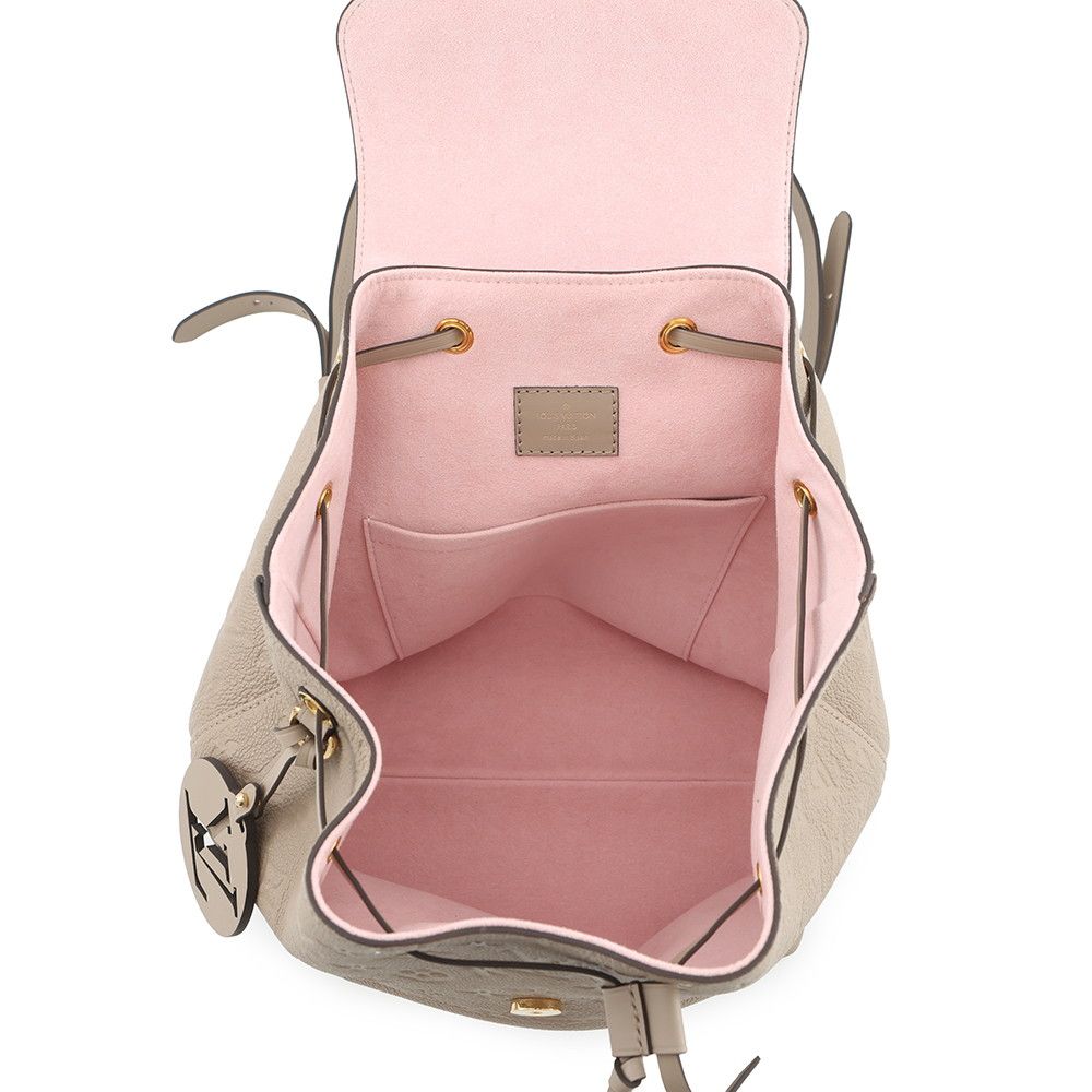 Louis Vuitton Backpack Monogram Empreinte Montsouris PM Tourterelle — view 5
