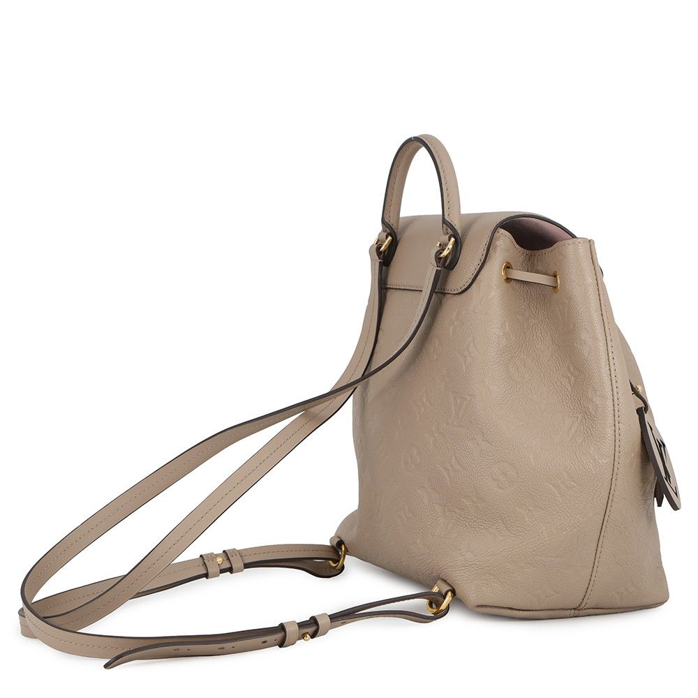 Louis Vuitton Backpack Monogram Empreinte Montsouris PM Tourterelle — view 2