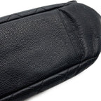Chanel Chain Shoulder Bag Quilted CC Logo Caviar Leather — view 7