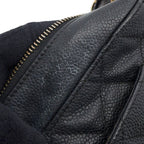 Chanel Chain Shoulder Bag Quilted CC Logo Caviar Leather — view 8